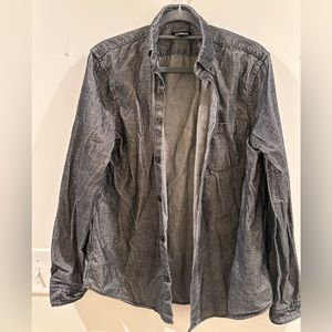 Mens Express Button Up